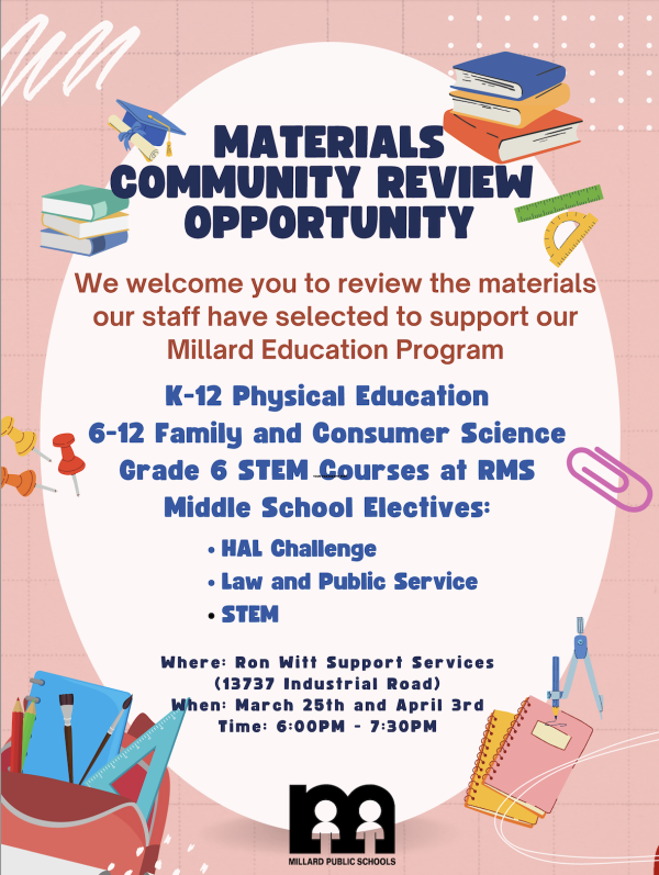 Materials Review flyer