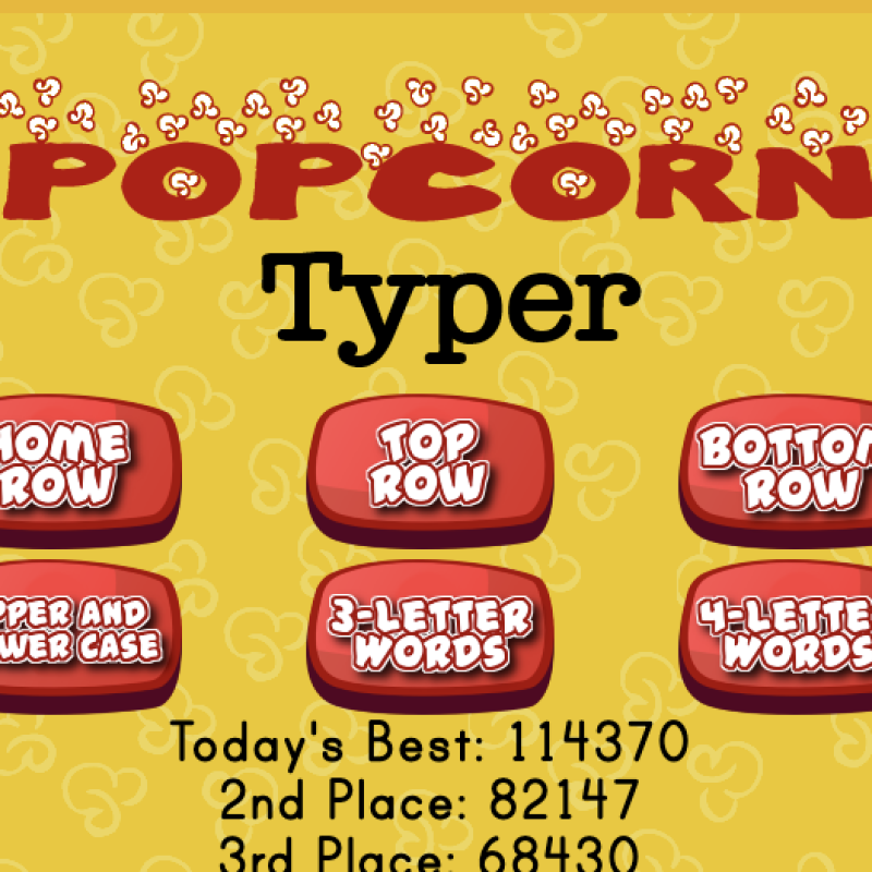 Popcorn typer