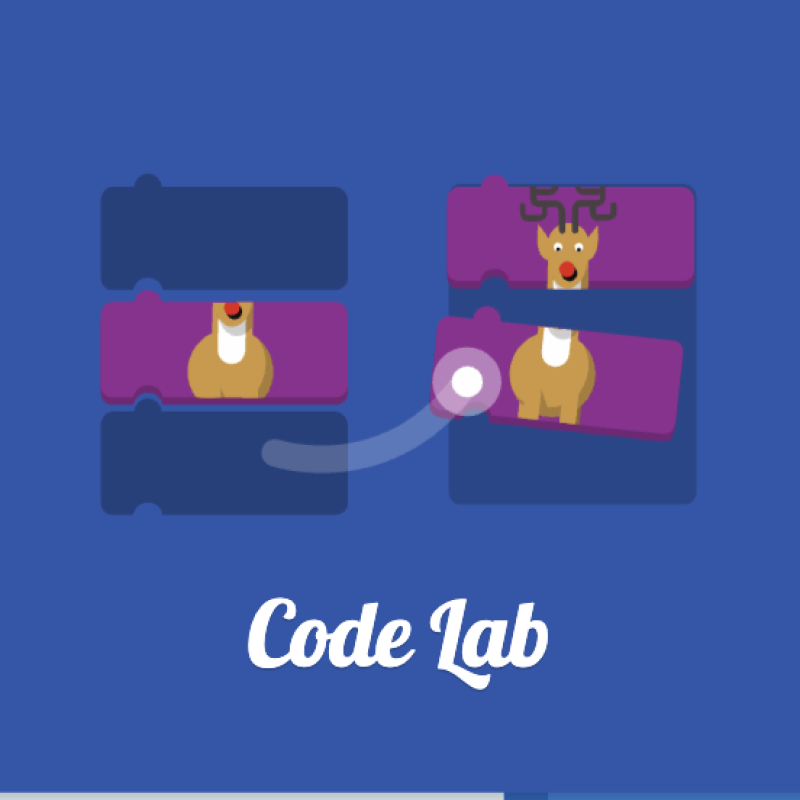 Link to Code Lab on the Santa Tracker website