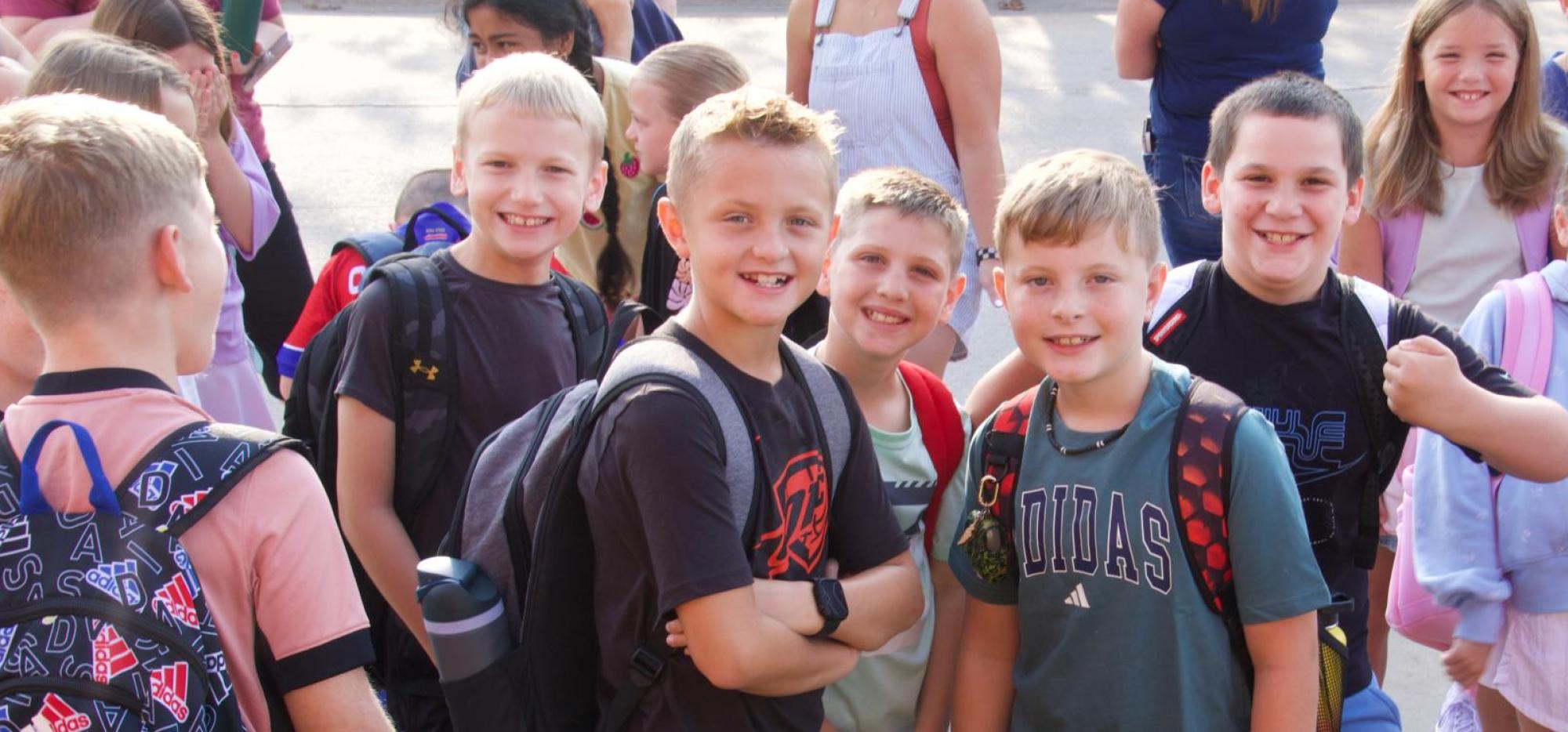 first day of school photo